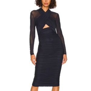 Aliyah Dress by Bardot. Navy blue. Wore once
